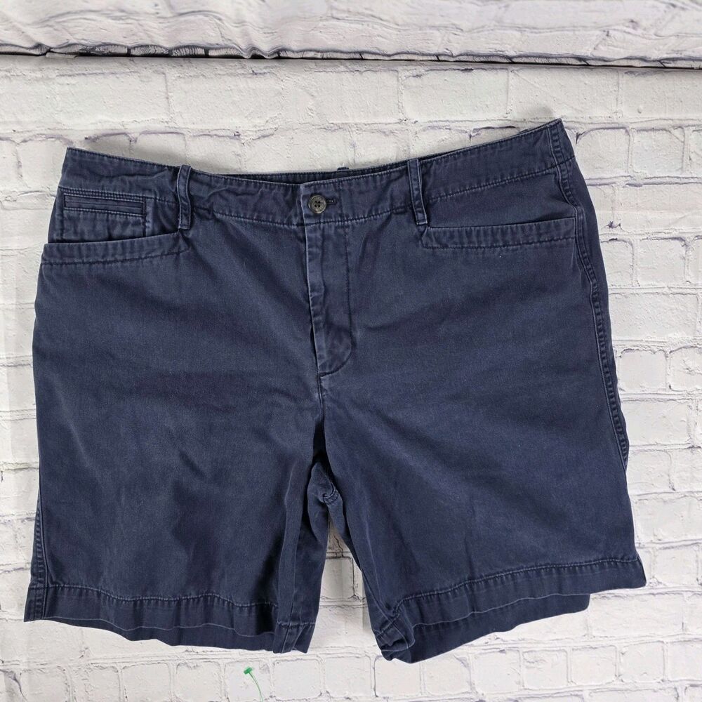 Lauren Ralph Lauren Women's Size 16 Navy Blue Cotton Cargo Shorts